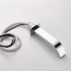 <span class=keywords><strong>Robinet</strong></span> de salle de bain mural à capteur automatique, <span class=keywords><strong>robinet</strong></span> de lavabo sans contact chromé avec valve en céramique pour usage commercial et hôtelier - Product Image 5