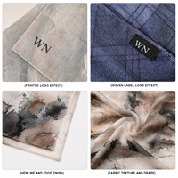 Hijab en modal pour femmes, doux et respirant, avec logo personnalisé, fabrication directe en Chine, OEM ODM, certifié BSCI, vente en gros de hijabs en modal de qualité supérieure