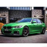 Kit carrosserie extérieur pour BMW Série 3 F30 F35 2013-2019 style MT, pare-chocs avant, lèvre en fibre de carbone, diffuseur arrière, embouts d'échappement