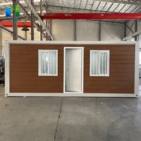 Maison conteneur pliable 20ft 40ft, modulaire préfabriquée, alimentée à l'énergie solaire, villa écologique, utilisation mobile, hébergement temporaire