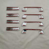 Poignées de porte en plastique chromé ABS pour BMW E34 1988 — 1994, E36 1991-1998, 2 pièces, couvercle arc de protection, accessoire de voiture