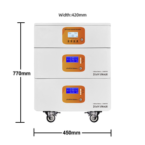 Batería de Almacenamiento de Energía Doméstica Apilable de 3.84KWh con Carcasa Metálica Profesional para Sistemas Solares Residenciales - Product Image 2