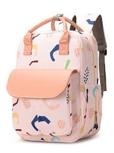 Mochila Pañalera Impermeable de Viaje con Estampado de Dibujos Animados de Animales, Grande y de Calidad, para Mamás y Bebés - Product Image 1