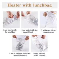 Emballage de cornue personnalisé à haute température-Pochette en mylar thermoscellée feuille d'aluminium pour coussin auto-chauffant pour nouilles de riz aliments en conserve