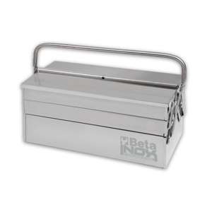 BETA - 021203001 Boîte à outils cantilever à cinq sections, en acier inoxydable AISI 304 (vide) OUTILS EN ACIER INOXYDABLE - Product Image 1