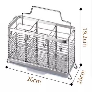 Stainless Steel Chopstick Holder 304 Multi Function Kitchen Organizer Minimalist Design For Cutlery Storage - Product Image 5
