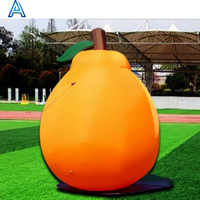 Énorme géant grand modèle de ballon de légumes de fruit de pêche orange de poire gonflable bon marché de haute qualité pour la décoration
