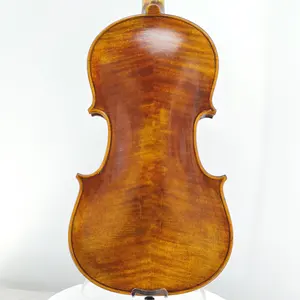 手工专业小提琴4/4小提琴木巴西火焰面漆材料枫木光泽产地乌木