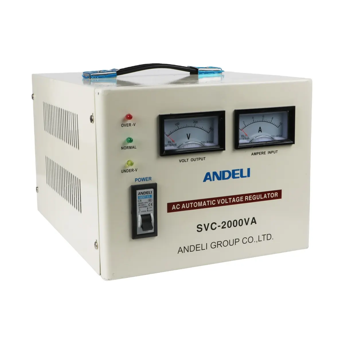 ANDELI กลุ่ม SVC-2000VA ควบคุมแรงดันไฟฟ้า220V