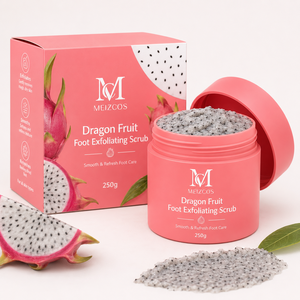 Gommage corporel hydratant et exfoliant au sucre, enrichi au beurre de karité, vitamine E et fruit du <span class=keywords><strong>dragon</strong></span> naturel, à particules fines, pour les pieds, OEM - Product Image 1