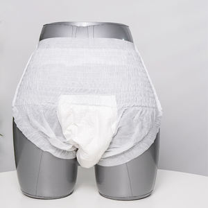 Pull Up <span class=keywords><strong>Culotte</strong></span> Style Coréen Incontinence <span class=keywords><strong>Couche</strong></span> Pantalon En Gros Personnes Âgées Adulte Non Tissé Tissu Jetable Tissé Uni - Product Image 3