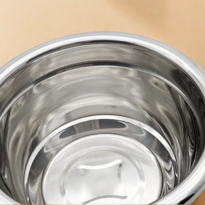 Chất Lượng Cao Đánh Bóng Thép Không Gỉ Thân Thiện Với Môi Đa Chức Năng Trộn Bát Đặt Cá Nhân Sang Trọng Bộ Đồ Ăn Cho Bột - Product Image 5