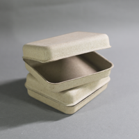 Boîte à savon en pulpe moulée biodégradable écologique personnalisée, plateau d'emballage en papier recyclé pour cosmétiques faits à la main