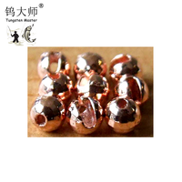 Wolfram perlen Diamant facettierte Schlitz fliegen binde materialien Sorten farben/6 Größen Fliegen fischen Reflex Facettierter Jig haken