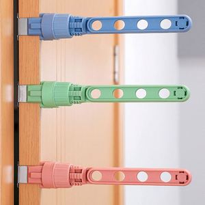 Multi-Port <b>Clothes</b> Clothing <b>Drying</b> <b>Rack</b> Plastic Nine Hole Hanger Scarf and Ties Storage Pants <b>Racks</b> - Product Image 1