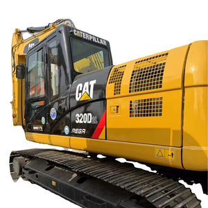 รถขุดมือสอง Cat 320D เครื่องยนต์เดิม ชั่วโมงการทำงานต่ำ เครื่องจักรขุดดินสำหรับงานหนัก เหมาะสำหรับโครงการก่อสร้างและเหมืองแร่ - Product Image 1