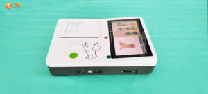 Moniteur <span class=keywords><strong>ECG</strong></span> vétérinaire portable SUN-6062 avec écran tactile 7 pouces, 6 canaux, 12 dérivations et imprimante pour animaux - Product Image 6