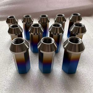Nhà máy cung cấp GR5 Titan Lug bu lông M14 bánh xe Lug hạt titan M12 Titan cầu vồng bánh xe Lug hạt cho xe đua - Product Image 2