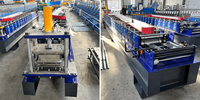 Machine automatique de formage à froid de panneaux pour rayonnages, ligne de production de palettes Omega