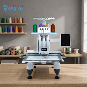 Máquina de Bordar Plana Computarizada YingHe 2026 para Uso Doméstico, de Una Cabeza y 4 Agujas, 360mm*260mm, 800 RPM, Fácil de Operar - Product Image 1
