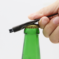 Ouvre-bouteille multifonction en alliage de zinc de haute qualité et durable, brosse de nettoyage, outil de réparation de divots de golf, marqueur de balle personnalisé en usine