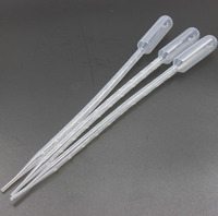 Pipette de laboratoire stérile en plastique à usage unique Pipette de transfert Pasteur 10ml