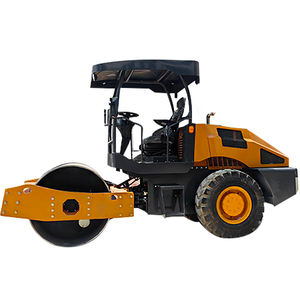 Mini rouleau compresseur vibrant fiable de 8 tonnes avec moteur Yanmar à entraînement hydraulique et pompe-Compacteur à haut rendement - Product Image 1