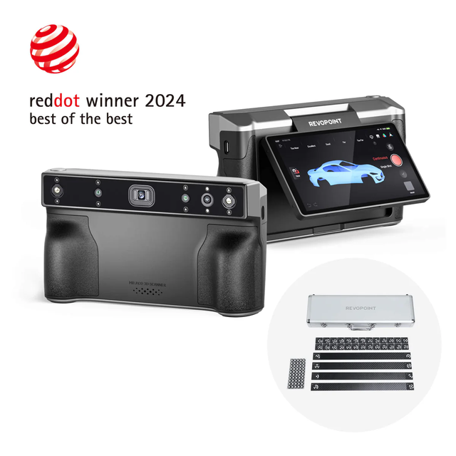 Revopoint MIRACO Plus 3D Scanner 32GB RAM Handheld 3D Printer/Photogrammetry Scanner 0.02mm Precision Full-Color 3D Print/Scan