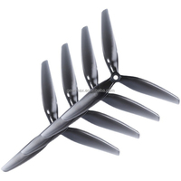 Composants de drones, hélice PC à 3 pales pour drones RC FPV Freestyle 7 pouces longue portée LR7 Cinelifter, pièces de bricolage pour HQprop 7X4X3 7040