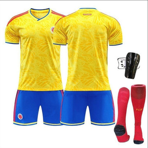 Maillot de <span class=keywords><strong>football</strong></span> domicile Équipe nationale de Colombie 2026 en gros – James 10, Diaz 7 – Adulte unisexe, toutes saisons, polyester, manches courtes - Product Image 4