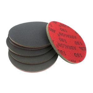 Disco Spugna Abrasiva Rotondo da 5 Pollici con Velcro per Lucidatura a Umido e a Secco, per Levigatura Legno e Rimozione Ruggine Metallo - Product Image 5