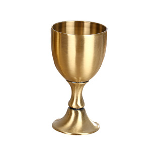 แก้วช็อตวิสกี้ทำจากทองเหลืองลายนูนทำจากโลหะใช้ในห้องครัวใช้ในบ้านบาร์ปาร์ตี้งานแต่งงานงานย้อนยุค - Product Image 5