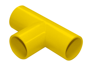 Conector en T de PVC Amarillo, Retardante de Llama, para Proyectos Eléctricos y Decoración del Hogar, Tamaños de 16 mm a 50 mm de Diámetro - Product Image 6