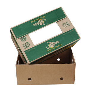 Cajas <span class=keywords><strong>de</strong></span> Cartón Personalizadas para Frutas y Verduras Frescas, <span class=keywords><strong>Caja</strong></span> <span class=keywords><strong>de</strong></span> Cartón Corrugado Encerado para Vegetales, <span class=keywords><strong>Caja</strong></span> <span class=keywords><strong>de</strong></span> Cartón Reciclable para Plátanos <span class=keywords><strong>con</strong></span> Orificio - Product Image 2