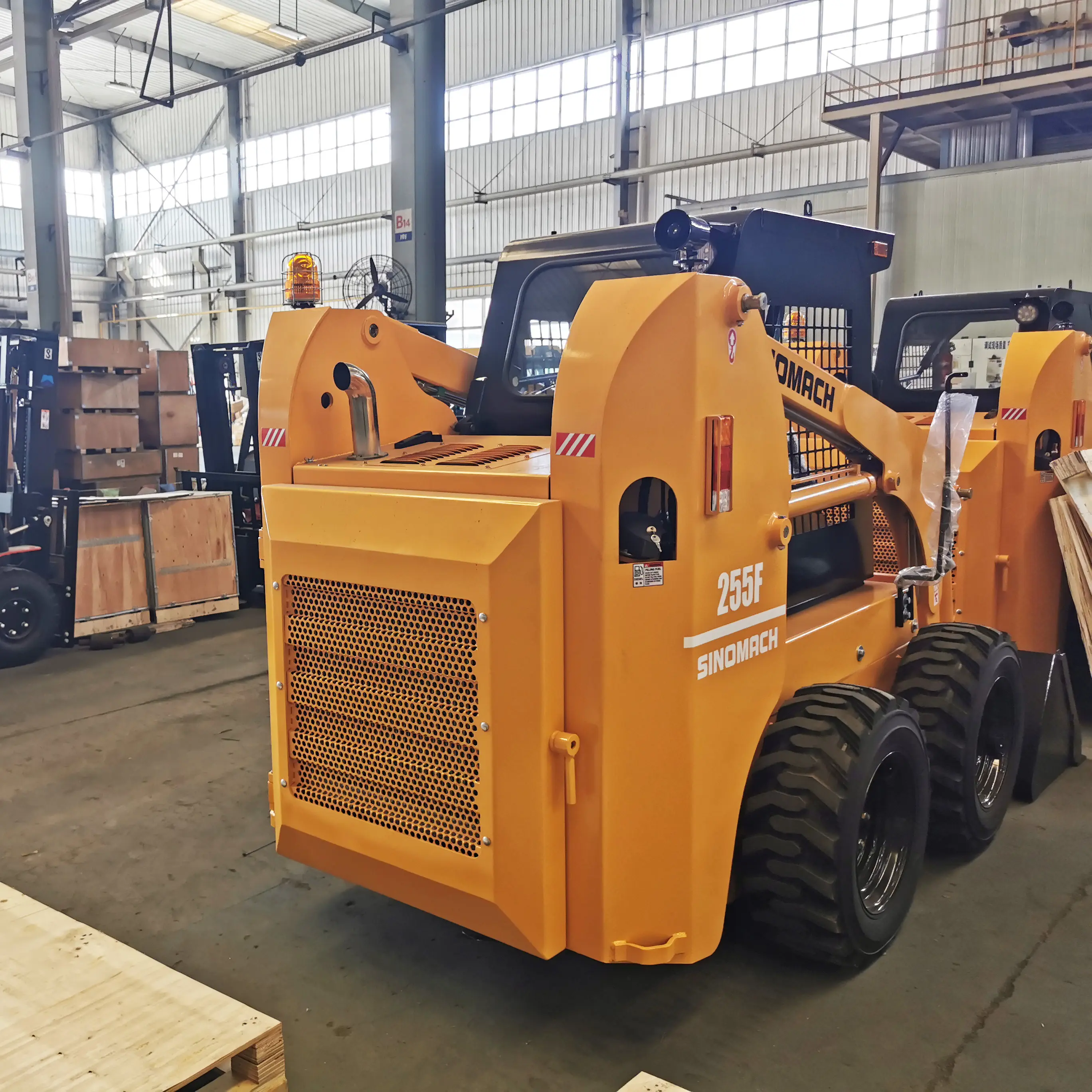 Durevole 255F Skid steer loader ripper 40KW potenza skid skid steer loader elettrico Skid steer loader