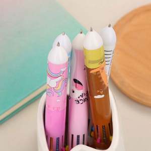 ปากกาลูกลื่นการ์ตูนน่ารักสำหรับเด็กผู้ชายเด็กผู้หญิงหัวยางนุ่มเครื่องเขียนกล่องพีวีซีสินค้าเครื่องเขียนสำหรับเด็กน่ารักพลาสติกอ่อน - Product Image 5
