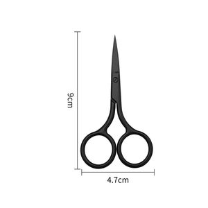 Petits ciseaux de beauté en acier inoxydable pour la coupe et l'entretien des sourcils des femmes, non pliables, multi-usages, pour la coupe DIY - Product Image 2