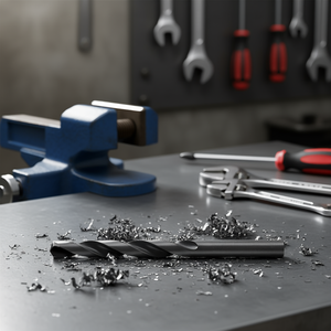 Broca helicoidal HSS de 10.25 mm y 133 mm de longitud, serie corta, para perforación de metal - Product Image 3