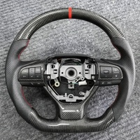 Volant en cuir à 3 branches de style thong pour Corolla Voxy Landcruiser Prado Tundra Yaris Mark X Hilux Prius Supra