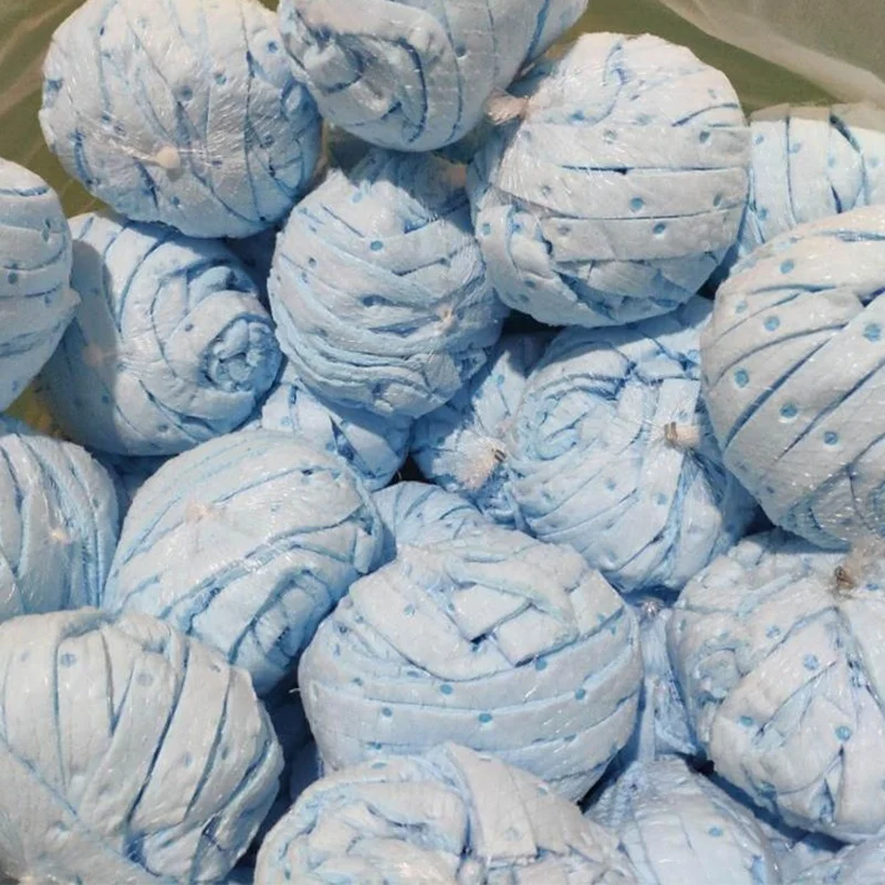 Highly Absorbent Swimming Pool Cleaning Polyester Oil Absorbent Ball Non Woven SPA Balls