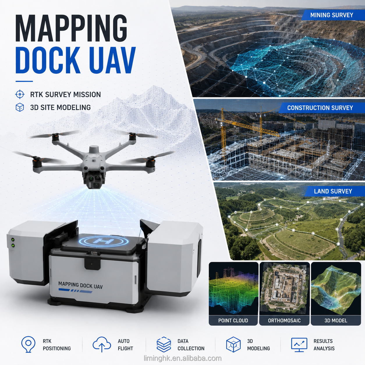 MATRICE 4D - Station d'atterrissage de cartographie UAV