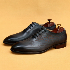 Chaussures habillées pour hommes Brook les plus vendues, de haute qualité, élégantes et romantiques pour mariage, chaussures Oxford en cuir - Product Image 5