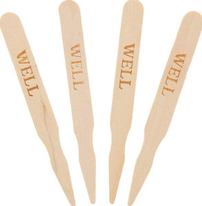 เครื่องหมายสเต็กไม้หายากขนาดกลางแบบใช้แล้วทิ้ง1000ชิ้นต่อแพ็ค - Product Image 3