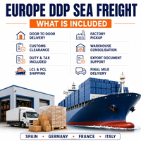 Envío DDP a Alemania, Francia, España, Italia, Agente de Carga de China a Europa, Transporte Marítimo Puerta a Puerta