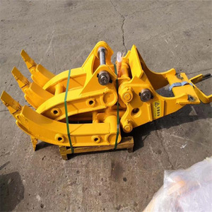 Authentic Hydraulic Rotary Steel Grabber Excavator Front With4+3 Steel Grabber Site <b>Engineering</b> <b>Construction</b> <b>Machinery</b> Rotary Wo - Product Image 4