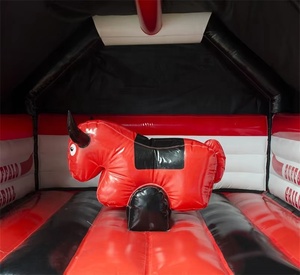 Arène de jeu gonflable thème western 5x4m avec <span class=keywords><strong>taureau</strong></span> mécanique, équipement gonflable <span class=keywords><strong>d</strong></span>'extérieur pour la location et les événements - Product Image 4