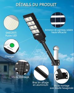 ไฟ LED ที่จอดรถในสวนพลังงานแสงอาทิตย์1000W/2000W/3000W ABS รีโมทคอนโทรลแบบครบวงจรกันน้ำพลบค่ำถึงมืด - Product Image 5