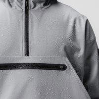 Nieuwe Outdoorkleding Capuchon Winddicht Waterdichte Jas Camping Sport Hardlopen Zachte Dunne Rits Wandelpak