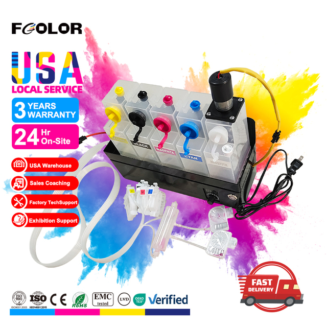 Fcolor Modified DIY DTF CISS System Kit for Epson Ecotank ET 8550 8500 L8050 L18050 L8058 L18058 Printer