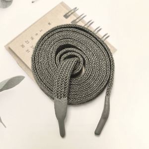 Factory 100% Polyester 55inch 10mm Width Silicone Tip <b>Braided</b> Woven Hoodie Cord Drawcord for Clothing <b>Accessories</b> - Product Image 3